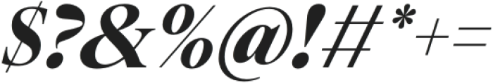 Montaigne Extrabold Italic otf (700) Font OTHER CHARS