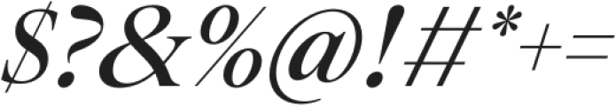 Montaigne Medium Italic otf (500) Font OTHER CHARS