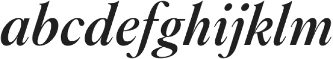Montaigne Medium Italic otf (500) Font LOWERCASE