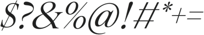 Montaigne Regular Italic otf (400) Font OTHER CHARS