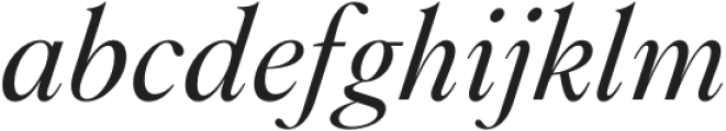 Montaigne Regular Italic otf (400) Font LOWERCASE