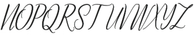 Montalia Script Regular otf (400) Font UPPERCASE