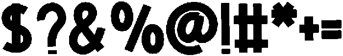 Montana Regular otf (400) Font OTHER CHARS