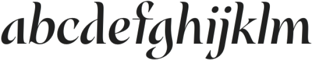 Montarsi Cond Demi Italic otf (400) Font LOWERCASE