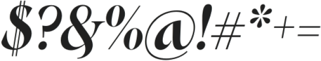 Montarsi Cond ExBold Italic otf (700) Font OTHER CHARS