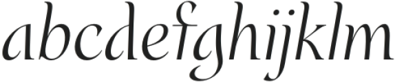 Montarsi Cond Light Italic otf (300) Font LOWERCASE