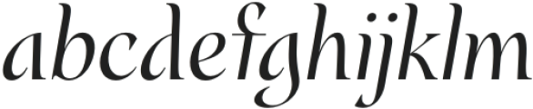 Montarsi Cond Regular Italic otf (400) Font LOWERCASE