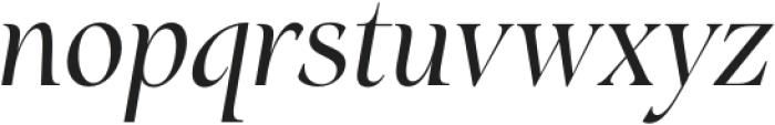 Montarsi Cond Regular Italic otf (400) Font LOWERCASE