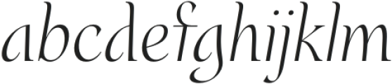 Montarsi Cond Thin Italic otf (100) Font LOWERCASE