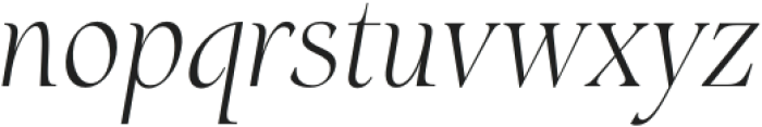 Montarsi Cond Thin Italic otf (100) Font LOWERCASE