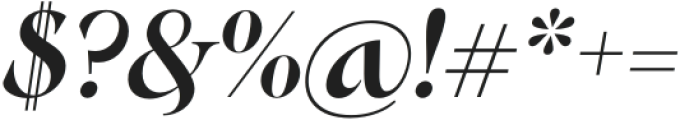 Montarsi Ext ExBold Italic otf (700) Font OTHER CHARS