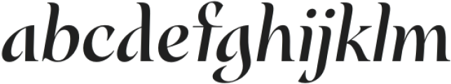 Montarsi Norm Demi Italic otf (400) Font LOWERCASE