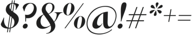 Montarsi Norm ExBold Italic otf (700) Font OTHER CHARS