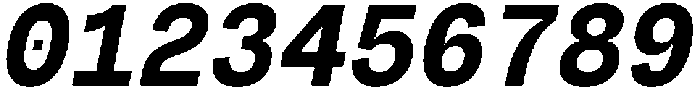 Montase Mono Bold Slant otf (700) Font OTHER CHARS