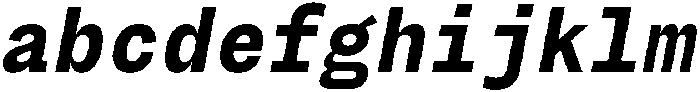 Montase Mono Bold Slant otf (700) FONT
