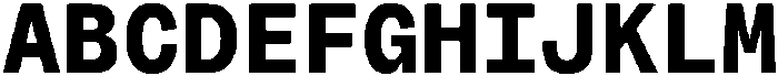 Montase Mono Bold otf (700) Font UPPERCASE