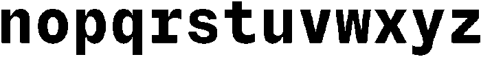 Montase Mono Bold otf (700) Font LOWERCASE