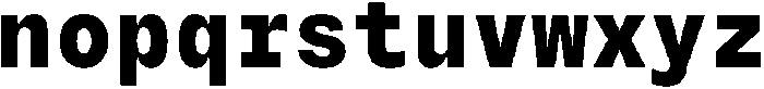Montase Mono Extra Bold otf (700) Font LOWERCASE