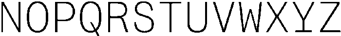 Montase Mono Extra Light otf (200) Font UPPERCASE