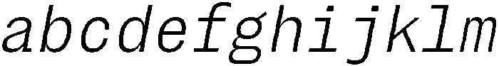 Montase Mono Light Slant otf (300) FONT