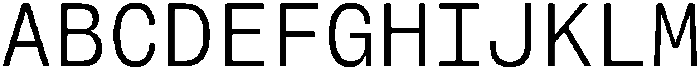Montase Mono Light otf (300) Font UPPERCASE