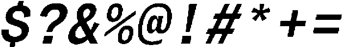 Montase Mono Medium Slant otf (500) Font OTHER CHARS
