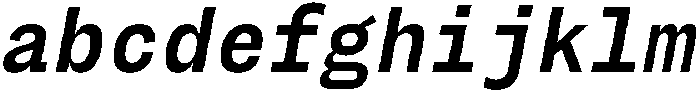 Montase Mono Medium Slant otf (500) FONT
