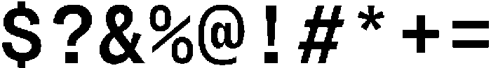Montase Mono Medium otf (500) Font OTHER CHARS