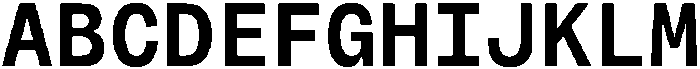 Montase Mono Medium otf (500) Font UPPERCASE