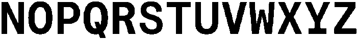Montase Mono Medium otf (500) Font UPPERCASE
