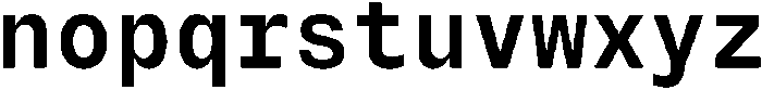Montase Mono Medium otf (500) Font LOWERCASE