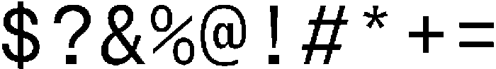 Montase Mono Regular otf (400) Font OTHER CHARS