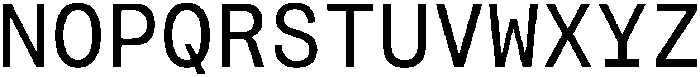 Montase Mono Regular otf (400) Font UPPERCASE