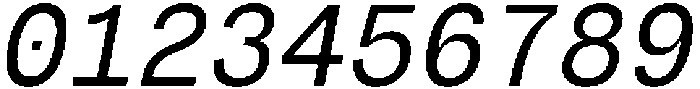 Montase Mono Slant otf (400) Font OTHER CHARS