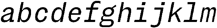 Montase Mono Slant otf (400) FONT
