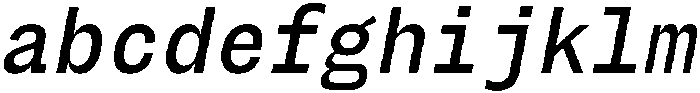 Montase Mono Text Slant otf (400) FONT