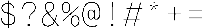 Montase Mono Thin otf (100) Font OTHER CHARS