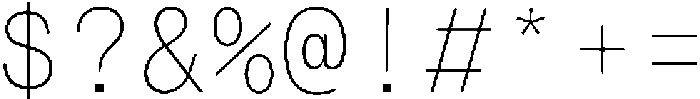 Montase Mono Thin ttf (100) Font OTHER CHARS