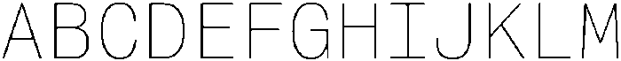 Montase Mono Thin ttf (100) Font UPPERCASE