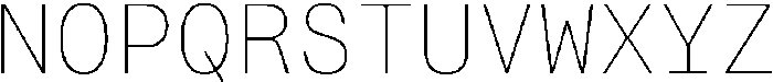 Montase Mono Thin ttf (100) Font UPPERCASE