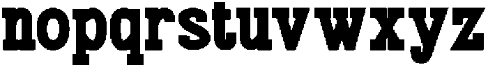 Montavox Bold otf (700) Font LOWERCASE