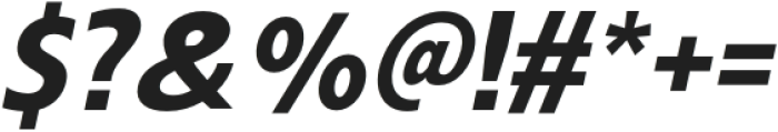 Montblack Bold Italic otf (700) Font OTHER CHARS