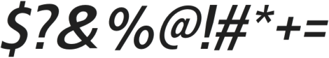 Montblack Medium Italic otf (500) Font OTHER CHARS