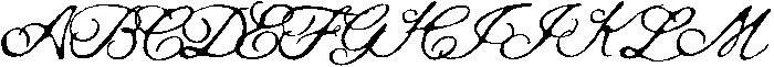 Montclair Wellington Script otf (400) Font UPPERCASE