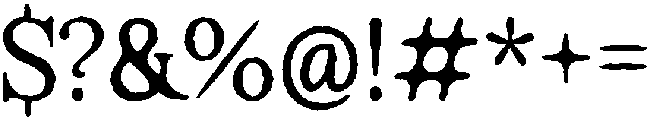 Montclair Wellington Serif otf (400) Font OTHER CHARS