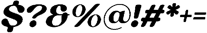 Monte Aesphy Italic otf (400) Font OTHER CHARS