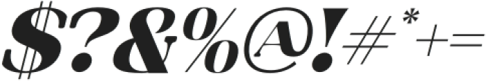 Monte Italic otf (400) Font OTHER CHARS