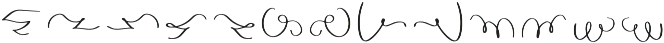 Monte Rosa Symbols otf (400) Font LOWERCASE