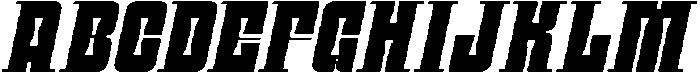 Monteba Italic otf (400) Font UPPERCASE