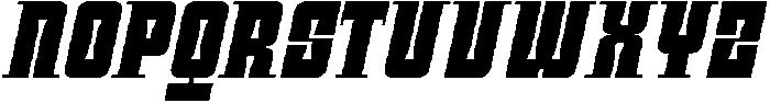 Monteba Italic otf (400) Font UPPERCASE
